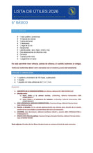 Cargar imagen en el visor de la galería, Lista Escolar Andrée English School 6º Básico 2026
